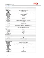 Preview for 3 page of PCI PCI-N84H57 Technical Manual