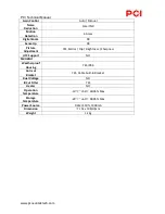 Preview for 4 page of PCI PCI-N84H57 Technical Manual