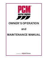 PCM 2005 5.0L MPI Owner'S Operation And Maintenance Manual preview