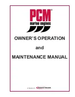 Предварительный просмотр 1 страницы PCM 2008 Catanium CES 6.0L ZR-409 Owner'S Operation And Maintenance Manual