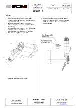 Preview for 1 page of PCM BSP513 Operating Instructions