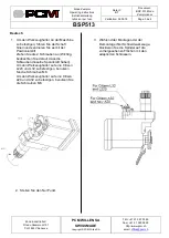 Preview for 3 page of PCM BSP513 Operating Instructions