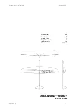 Preview for 1 page of PCM GLIDER MINI-RACE Buidling Instruction