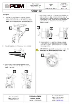 Preview for 1 page of PCM GSW162 Operating Instructions