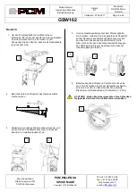 Preview for 3 page of PCM GSW162 Operating Instructions