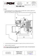 Preview for 1 page of PCM P03-GDF-516 Operating Instructions