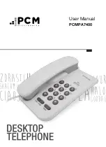 Предварительный просмотр 1 страницы PCM PCMPA7400 User Manual