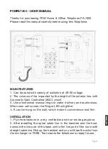 Предварительный просмотр 3 страницы PCM PCMPA7400 User Manual