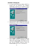 Preview for 9 page of PCMCIA 56K Quick Installation Manual