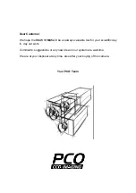 Предварительный просмотр 29 страницы Pco VC45 Operating Instructions Manual