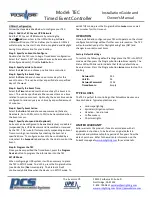 Preview for 2 page of PCS PulseWorx TEC Installation Manual And Owner'S Manual