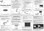PCTV Systems Broadway HD-S2 Quick Install Manual preview