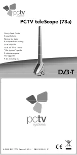 PCTV Systems teleScope (73a) Quick Start Manual preview