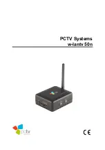 PCTV Systems w-lantv 50n User Manual preview