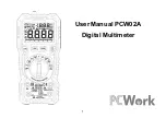 PCWork PCW02A User Manual preview