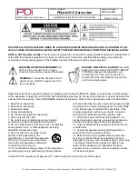 Предварительный просмотр 1 страницы PDi 1013 Series Installation Instruction