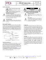 Preview for 2 page of PDi GO-GO PDI-GO24 Assembly Instructions Manual