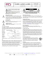 Preview for 2 page of PDi medTAB14 Quick Start Manual