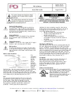 Preview for 2 page of PDi medTV SMART A Series Quick Start Manual