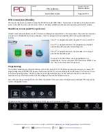 Preview for 6 page of PDi medTV SMART A Series Quick Start Manual