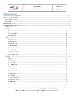 Preview for 2 page of PDi medTV16 User Manual