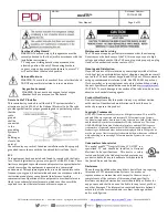 Preview for 4 page of PDi medTV16 User Manual