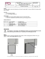 Предварительный просмотр 1 страницы PDi PD251-025 Installation Instructions