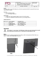 PDi PD251-046 Installation Instructions предпросмотр