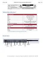 Preview for 3 page of PDi PD251-047 Quick Start Manual