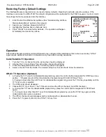 Preview for 21 page of PDi PD295-002 Installation And Operating Instructions Manual