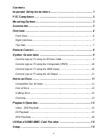 Preview for 5 page of PDi PDI-DVD-SH User Manual