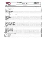 Preview for 3 page of PDi PDI-E24LEDA-NK User Manual