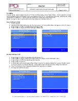 Предварительный просмотр 8 страницы PDi PDI-P14T Quick Start Manual