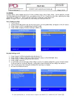 Preview for 7 page of PDi PDI-P14T2 Quick Start Manual