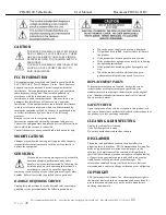 Preview for 2 page of PDi PDI-TR100 User Manual