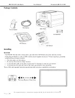 Preview for 4 page of PDi PDI-TR100 User Manual