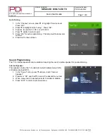 Preview for 7 page of PDi SW42LED Quick Start Manual