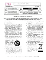 Preview for 2 page of PDi SW43LED User Manual