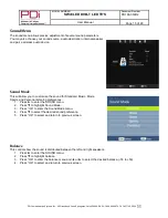 Preview for 15 page of PDi SW43LED User Manual