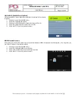 Preview for 16 page of PDi SW43LED User Manual