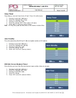 Preview for 18 page of PDi SW43LED User Manual