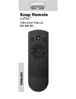 Предварительный просмотр 1 страницы PDP Snap Remote Instruction Manual