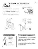 PDQ 85001 Installtion Instructions предпросмотр