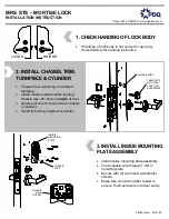 Preview for 1 page of PDQ MRS STS Installation Instruction