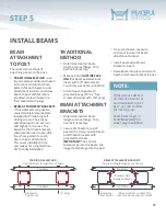 Предварительный просмотр 11 страницы Peaceful Patios PERGOLA Installation Manual