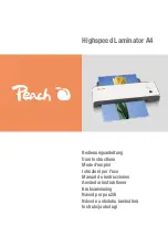 Preview for 1 page of Peach 510864 User Instructions