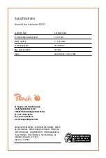 Preview for 9 page of Peach 510990 User Instructions