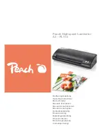 Peach A3 - PL115 Operating Instructions Manual preview