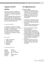 Предварительный просмотр 16 страницы Peach PC300-01 Operation And Safety Notes