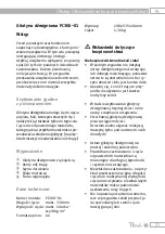 Предварительный просмотр 20 страницы Peach PC300-01 Operation And Safety Notes